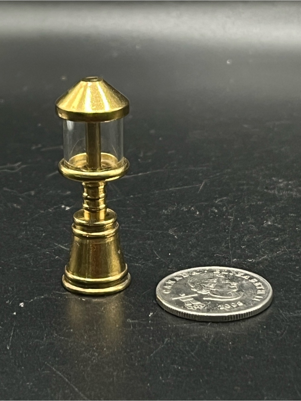 Miniature Brass Lamp Post Dollhouse Holland